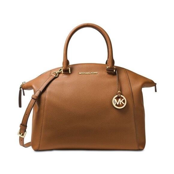 Michael Kors RILEY Large Tote Crossbody Pebble Leather Acorn NWT - Picture 1 of 11
